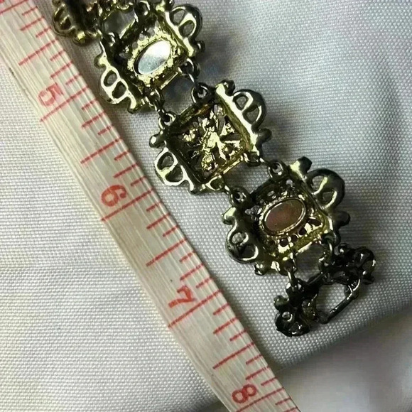 Vintage statement bracelet rare multi color bracelet - Picture 5 of 6